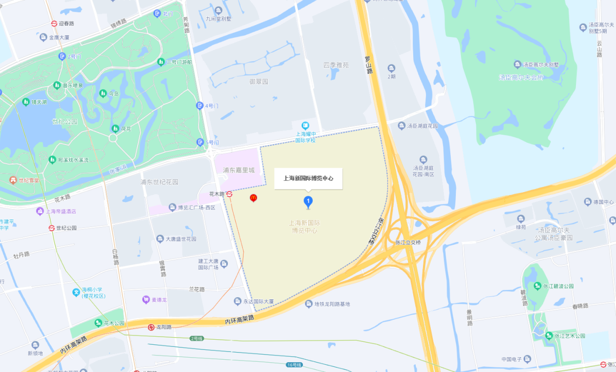 第十六屆世界製(zhi)藥機(jī)械、包裝(zhuang)設(shè)備(bei)與材(cai)料中(zhong)國(guo)展(zhan)位置